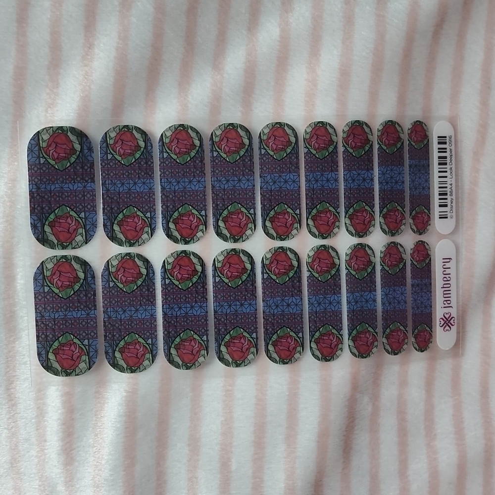 Jamberry Beauty and the Beast Nail Wraps
